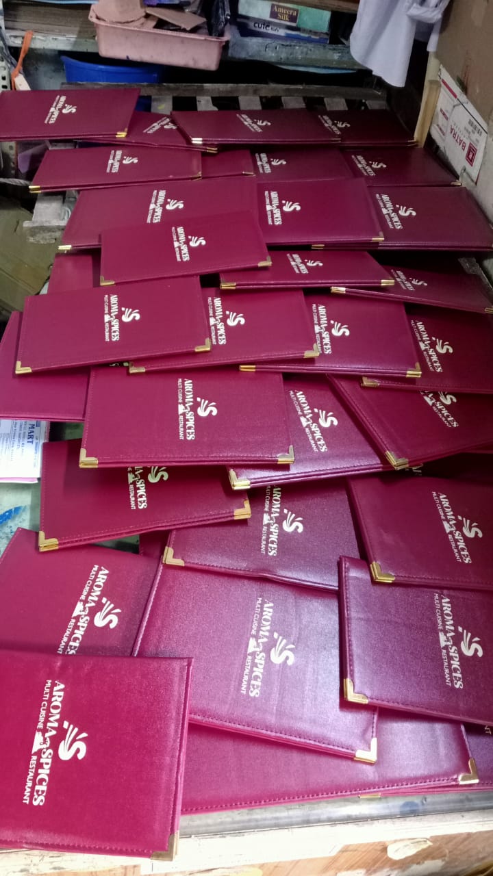 Restaurant Menu Folders